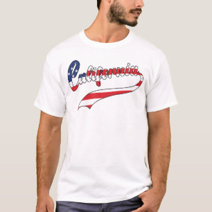 Weißes California USA-Flagge-Füll-T-Shirt T-Shirt