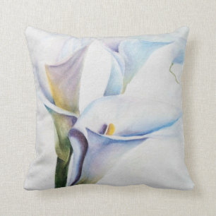WEISSES CALLA-LILIEN-KISSEN KISSEN