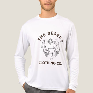weißes Design mit voller Ärmellänge und Wüsten- un Tri-Blend Shirt