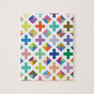 Weißes Diamant-Puzzlespiel