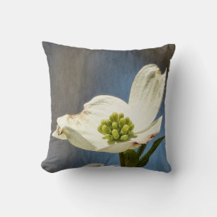 Weißes Dogwood Bloom Kissen