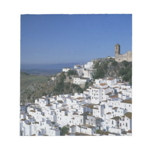 Weißes Dorf Casares, Andalusien, Spanien 2 Notizblock