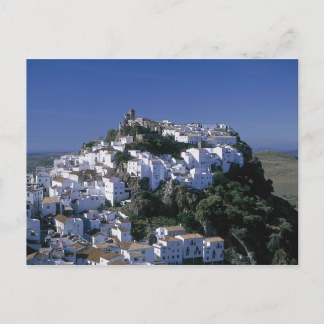 Weißes Dorf von Casares, Andalusien, Spanien Postkarte (Vorderseite)
