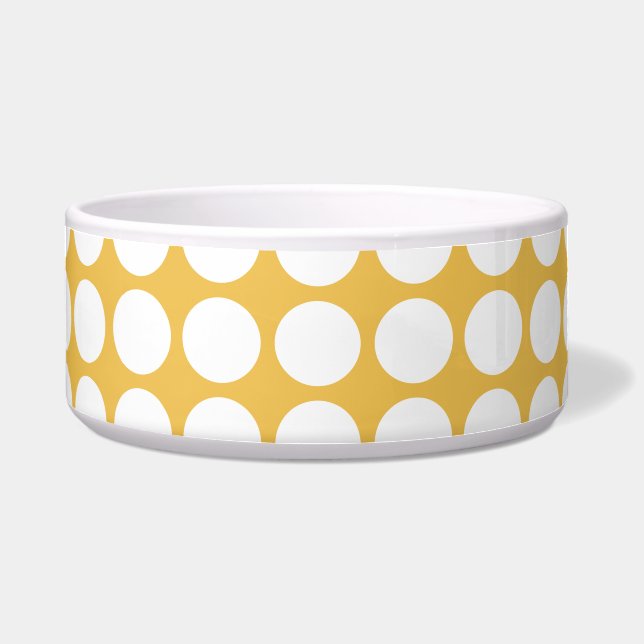 Weißes Dosen Pet Bowl Napf (Vorderseite)