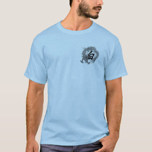 weißes Drache kung fu T-Shirt