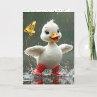 Weißes Duckeln am 4. Geburtstag im Regenwald