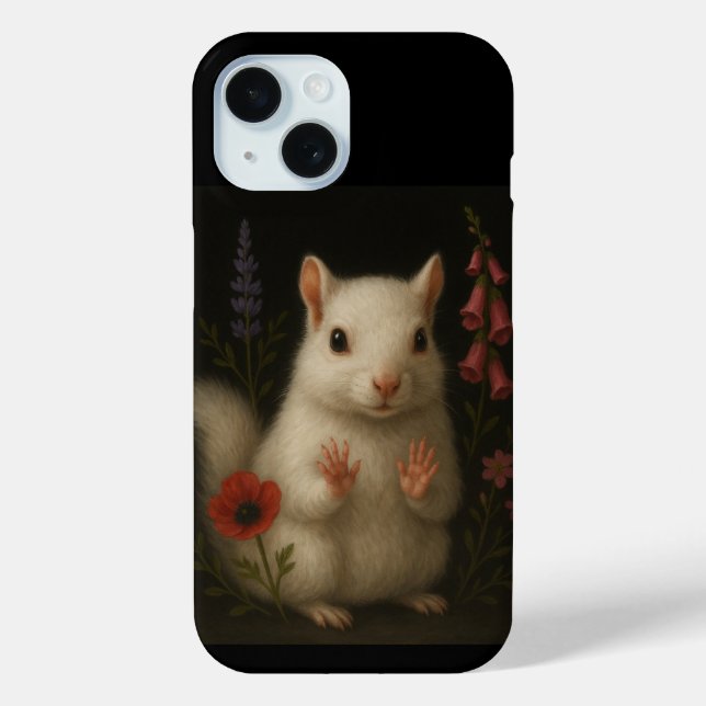 Weißes Eichhörnchen Case-Mate iPhone Hülle (Rückseite)