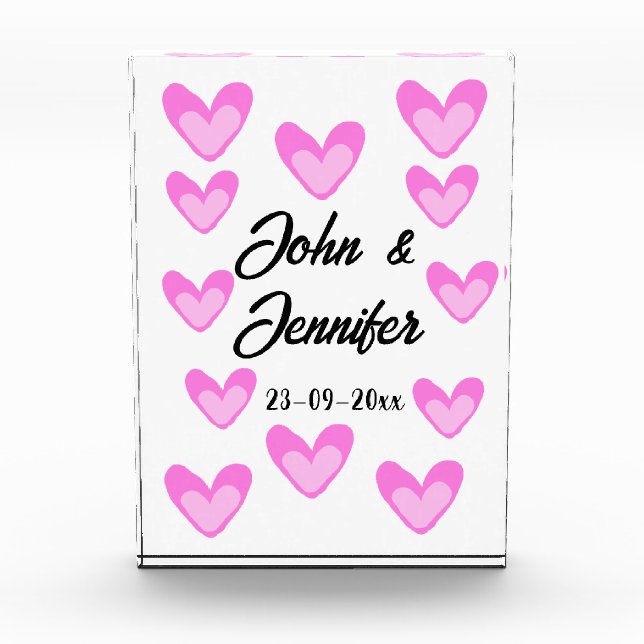 Weißes, einfaches Kleinstschreiben Fotoblock (Vorderseite)