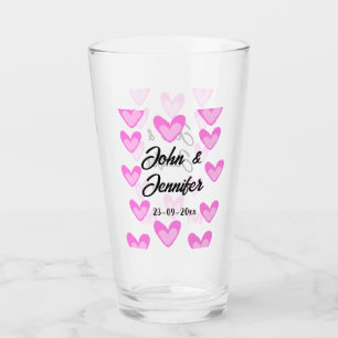 Weißes, einfaches Kleinstschreiben Glas