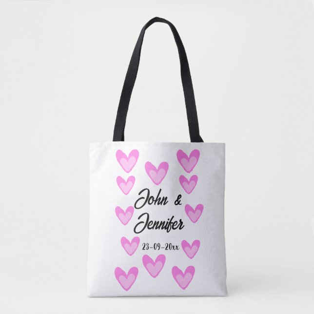 Weißes, einfaches Kleinstschreiben Tasche (Vorderseite)