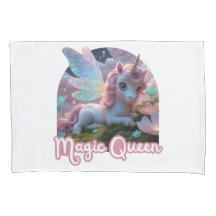 Weißes Einhorn mit Flügeln - Magic Queen