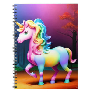 Weißes Einhornpferd-37474 Notizblock