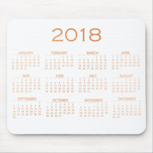 Weißes empfindliches kupfernes Rosen-Gold des Mousepad