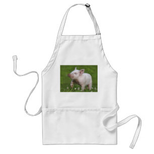 Weißes Ferkel-riechende Blumen Schürze