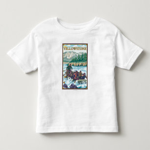 Weißes flößendes Wasser - WestYellowstone, Montana Kleinkind T-shirt