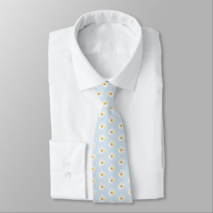weißes Gänseblümchen Krawatte