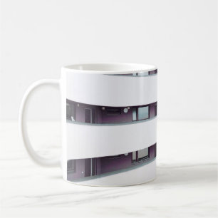 Weißes Gebäude Kaffeetasse