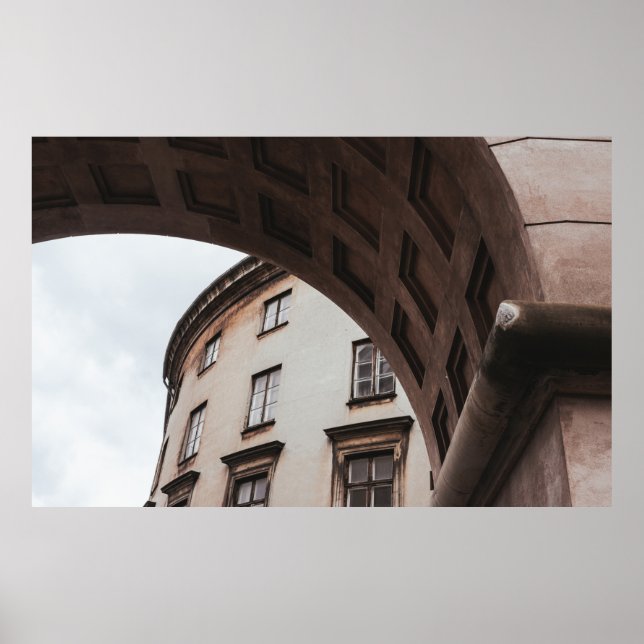 WEISSES GEBÄUDE POSTER (Vorne)