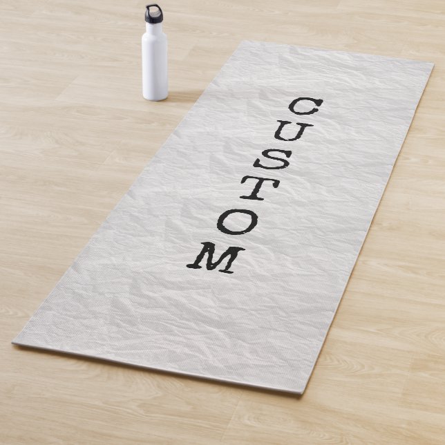 Weißes geflochtenes Papier, dicke, angepasste Yoga Yogamatte (Beispiel)