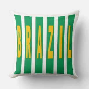 Weißes Großmodell-Dekorkissen DESIGN BRAZIL Kissen