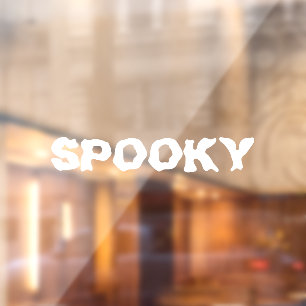 Weißes Halloween-Dekoration Fensteraufkleber
