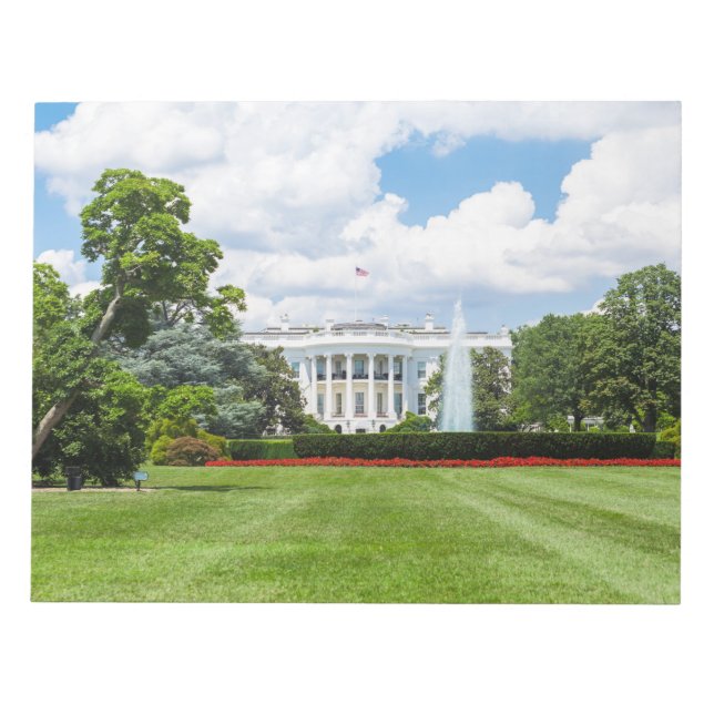 Weißes Haus 1 Notizblock (Vorderseite)