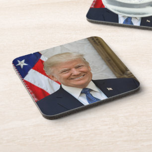 Weißes Haus des amerikanischen Präsidenten Donald  Getränkeuntersetzer