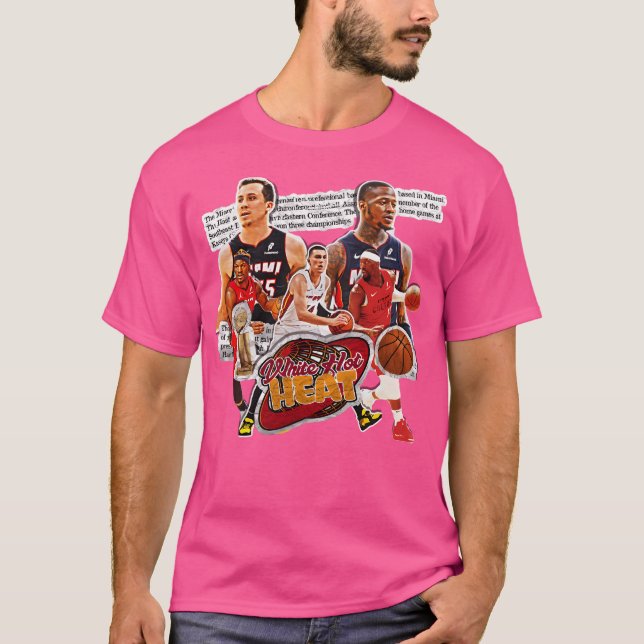 Weißes heißes Papier T-Shirt (Vorderseite)