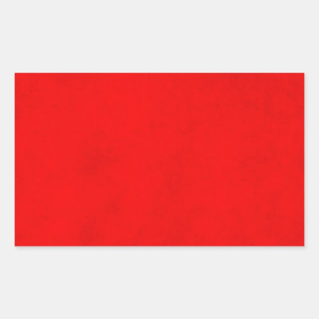 Weißes, helles, rotes Pergament Papier schwarz Rechteckiger Aufkleber (Vorderseite)