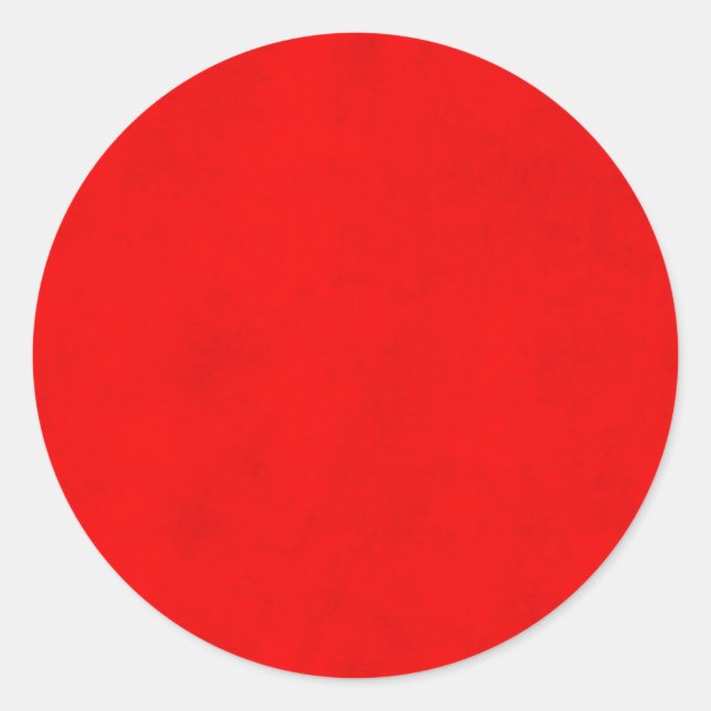 Weißes, helles, rotes Pergament Papier schwarz Runder Aufkleber (Vorderseite)