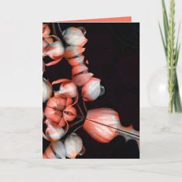 "Weißes Herz in schwarz von Sonne" & Indifferenz Karte