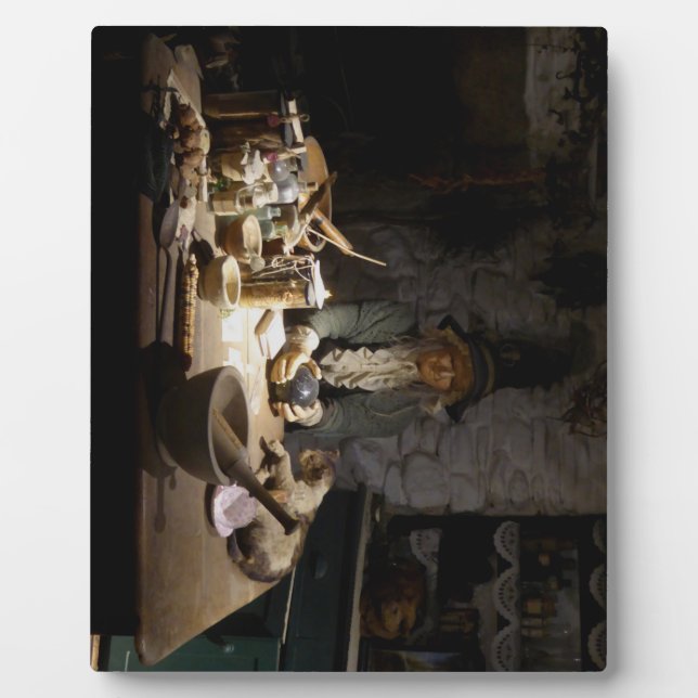 Weißes Hexenmuseum, Hexenkunst & MAGICK Fotoplatte (Vorderseite)