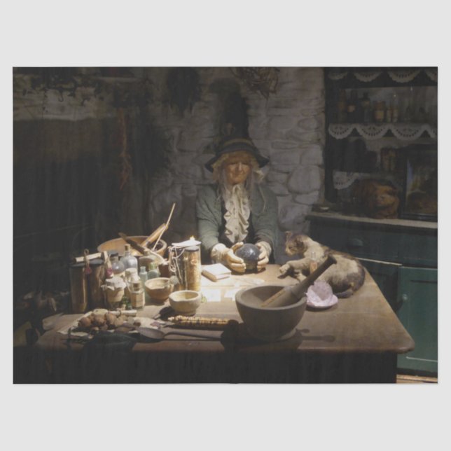 Weißes Hexenmuseum, Hexenkunst & MAGICK Seidenpapier (Vorderseite)