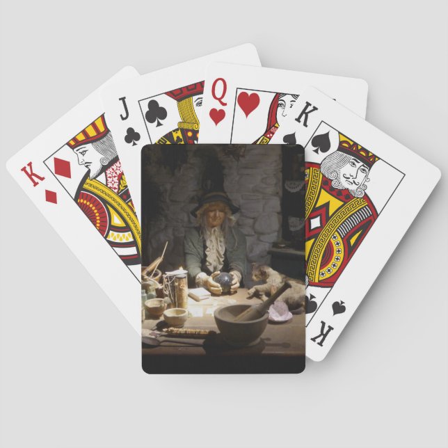 Weißes Hexenmuseum, Hexenkunst & MAGICK Spielkarten (Rückseite)