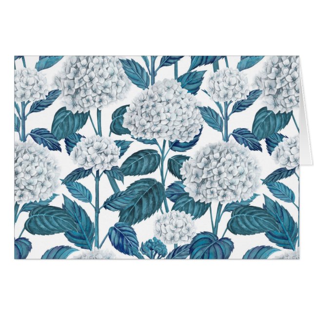 Weißes Hydrangea (Vorderseite (Horizontal))