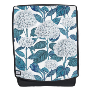 Weißes Hydrangea Rucksack