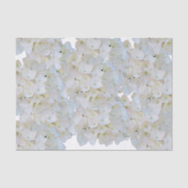 Weißes Hydrangeas-Tissue Seidenpapier