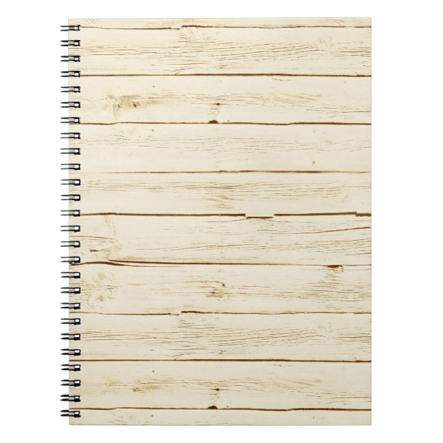 Weißes Imitat Holz Notizblock (Vorderseite)