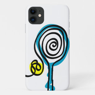 Weißes iPhone-Gehäuse mit Tennisdesign Case-Mate iPhone Hülle