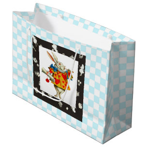 Weißes Kaninchen 2 Große Geschenktüte