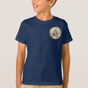 Weißes Kaninchen Alice Abenteuer Wunderland Kunst T-Shirt
