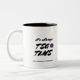 Weißes Kaninchen | "Alice im Wunderland" OsterTass Zweifarbige Tasse