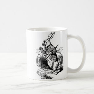 Weißes Kaninchen - Alice im Wunderland-Schale Kaffeetasse