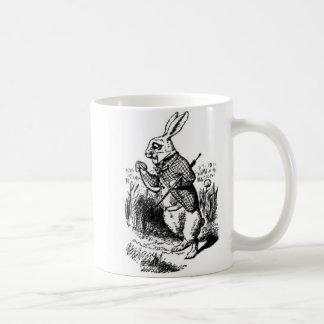 Weißes Kaninchen - Alice im Wunderland-Schale Kaffeetasse