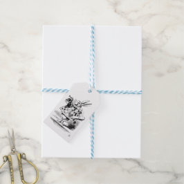 Weißes Kaninchen, aus Alice's Abenteuern Geschenkanhänger