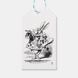 Weißes Kaninchen, aus Alice's Abenteuern Geschenkanhänger