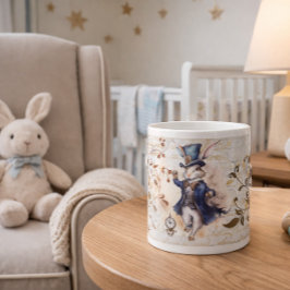 Weißes Kaninchen Jumbo-Tasse