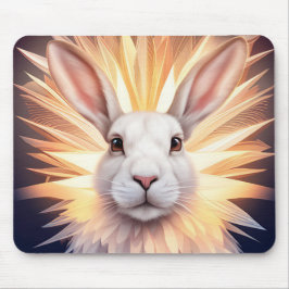 Weißes Kaninchen Mousepad