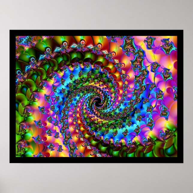 Weißes Kaninchen Poster (Vorne)