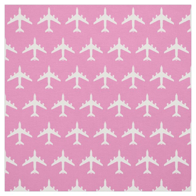 Weißes KC-135-Tankflugzeug auf rosa Stoff (Muster)
